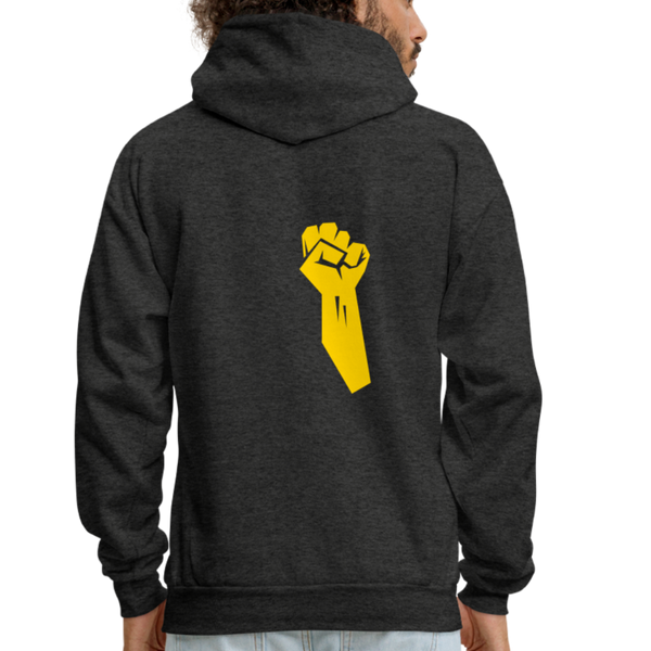 Men's Hoodie African - charcoal grey