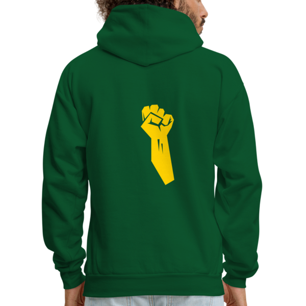 Men's Hoodie African - forest green