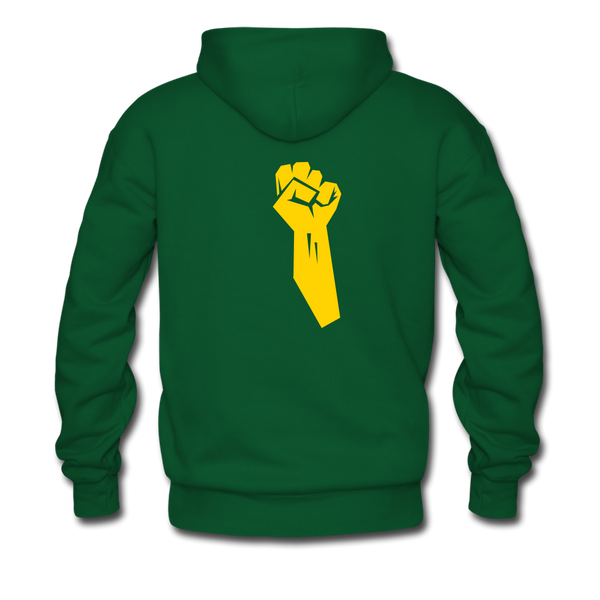 Men's Hoodie African - forest green