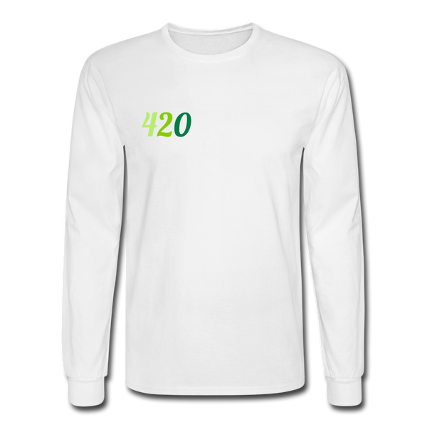 Men's Long Sleeve T-Shirt 420 - white