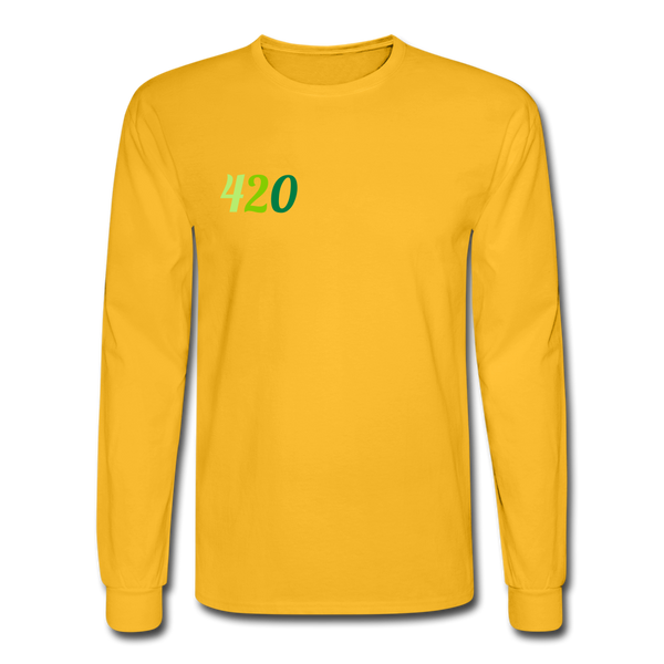 Men's Long Sleeve T-Shirt 420 - gold