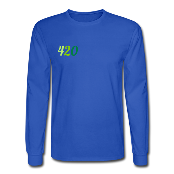 Men's Long Sleeve T-Shirt 420 - royal blue