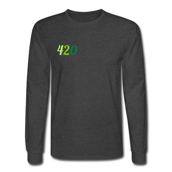 Men's Long Sleeve T-Shirt 420 - heather black