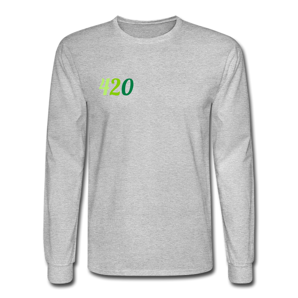 Men's Long Sleeve T-Shirt 420 - heather gray