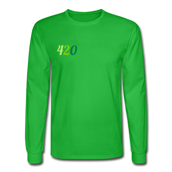 Men's Long Sleeve T-Shirt 420 - bright green