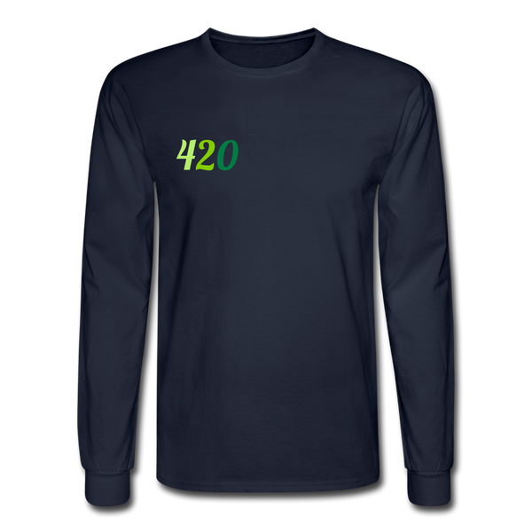 Men's Long Sleeve T-Shirt 420 - navy