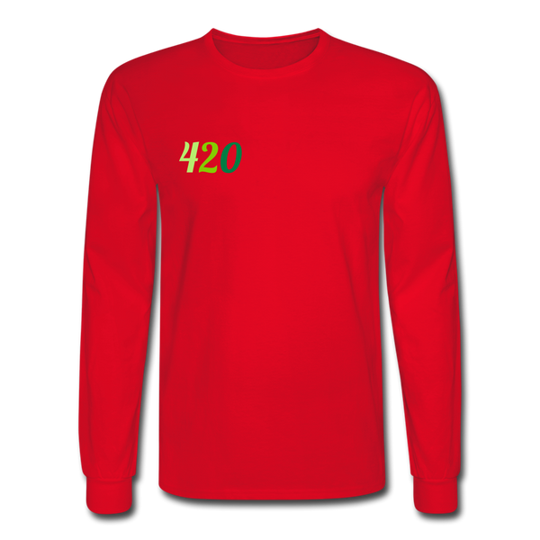 Men's Long Sleeve T-Shirt 420 - red