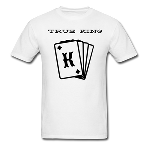 Men's T-Shirt True king - white