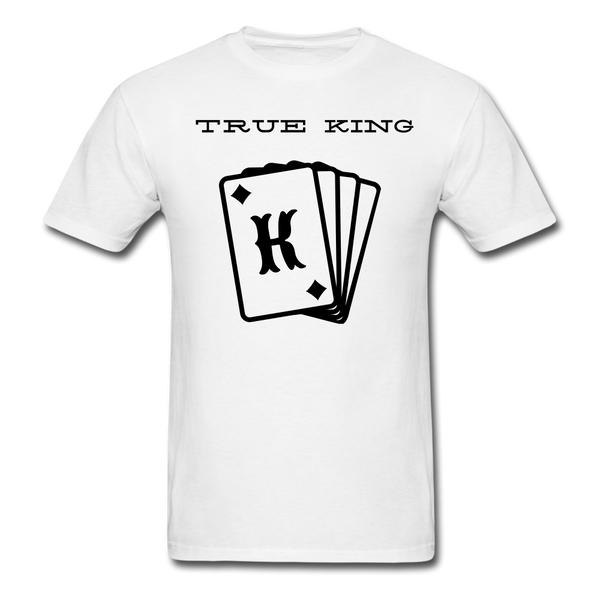 Men's T-Shirt True king - white