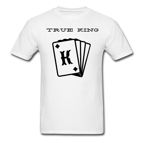 Men's T-Shirt True king - white