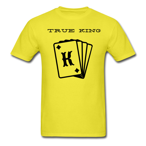 Men's T-Shirt True king - yellow