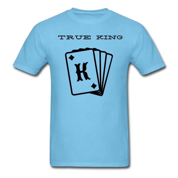 Men's T-Shirt True king - aquatic blue