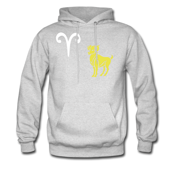 Men's Hoodie Aries - ash 