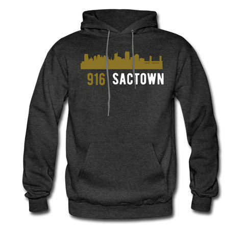 Men's Hoodie Sactown - charcoal grey