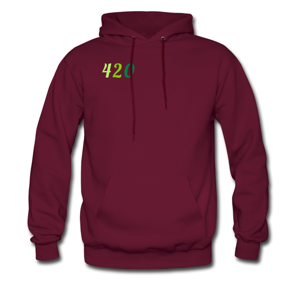 Men's Hoodie 420 - burgundy