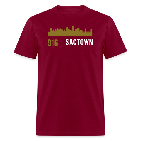 Men Classic Sactown T-Shirt - burgundy