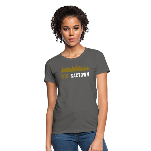 Women's Sactown T-Shirt - charcoal