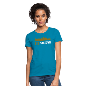 Women's Sactown T-Shirt - turquoise