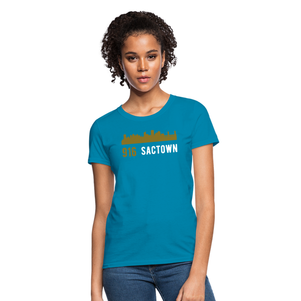 Women's Sactown T-Shirt - turquoise