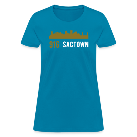 Women's Sactown T-Shirt - turquoise