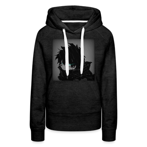 Women’s Premium Hoodie Broken Deku - charcoal grey